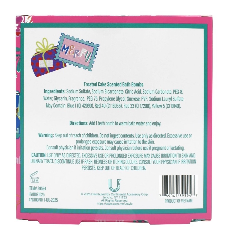 Frosted Cake Scented Bath Bombs Set - Picture 5 of 5